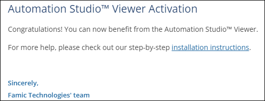 Automation Studio viewer edition activation code